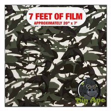 Hydrographic film Camo Sharks 7' x 20" hydro dip dipping