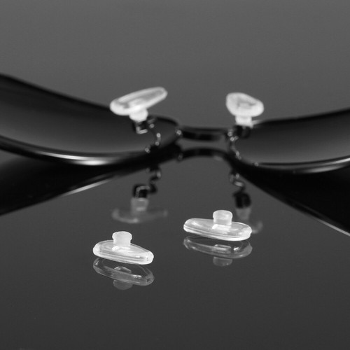 LUOEM 10 Paia Naselli per Occhiali in Silicone Occhiali Ovali Porta Naselli - Foto 6 di 10