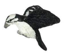 Dollhouse Miniature Downy Woodpecker by Falcon Miniatures