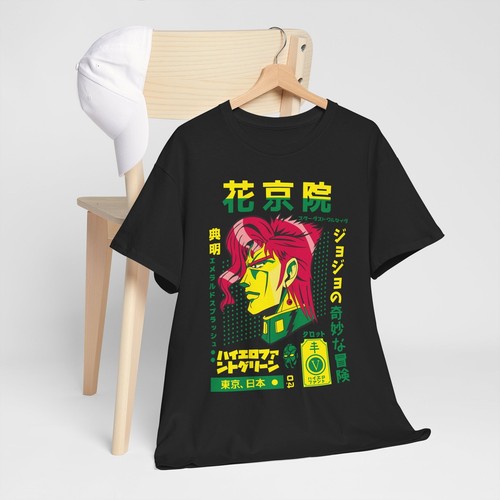 Kakyoin JoJo's Bizarre Adventure Shirt Anime JJBA Tee T-Shirt Stardust Manga - Picture 13 of 18