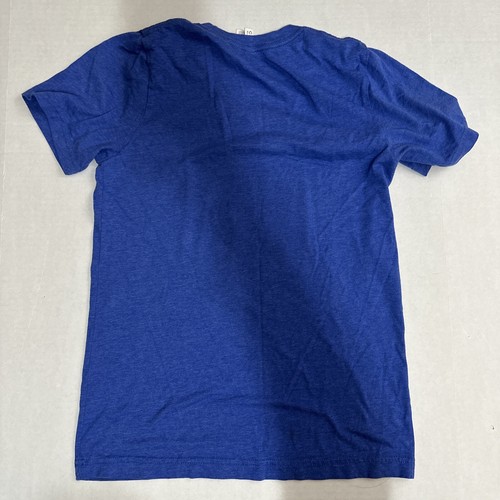 Damen T-Shirt Canvas Marke blau mit Grafik vorne Größe Small Kurzarm - Bild 7 von 7