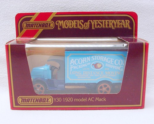 Matchbox MODELS OF YESTERYEAR 1:55 MACK AC ACORN STORAGE Co Delivery Truck MB`84 - Picture 5 of 6