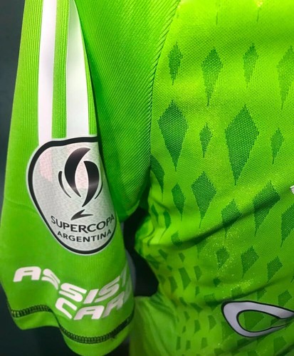 Adidas Goalkeeper Jersey River Plate Armani 1 New + Super Cup Patch 2023 - Picture 5 of 5