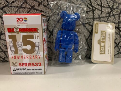 Medicom Bearbrick Series 32 S32 Secret Cute Sesame Street "Cookie Monster" - Picture 2 of 2
