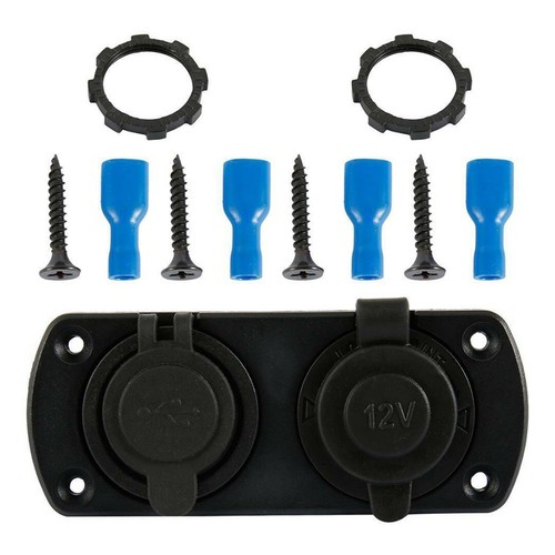 DC 12V-24V 2.1A Auto Zigarettenanzünder Steckdose Wasserdicht Einbau Buchse - Bild 5 von 8