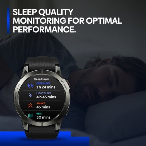Smartwatch Zeblaze Stratos 3 Pro AMOLED 1.43" Sport Chiamate Bluetooth - Zdjęcie 15 z 15