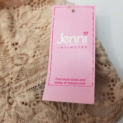 Jenni By Jennifer Moore Intimates Nude Lace Racerback Bralette Size M - NWT - Picture 3 of 8