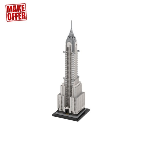 ZITIANYOUBUILD Modular Chrysler Building Model Skyscraper 810 Building Kit - Picture 3 of 4