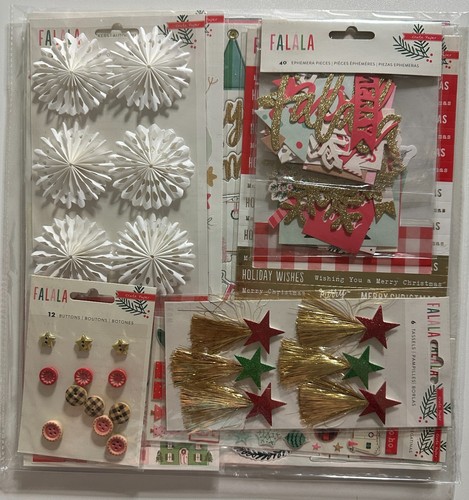 Crate Paper lotto misto 12x12 kit album - varianti - KissKiss, Heart Day, FaLaLa - Foto 2 di 104