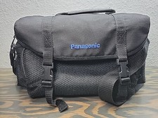 Panasonic Camcorder Camera Travel Bag Carry Case Black Separators Zip Pockets