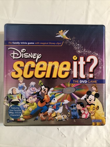 Disney Scene It DVD Board Game Tin Box 100% Complete & MINT! 2004. Age 6+. - Picture 1 of 5