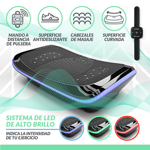 Bluefin Plataforma Vibratoria de Fitness con Triple Motor 4D | Masaje de Terapia - Imagen 4 de 7