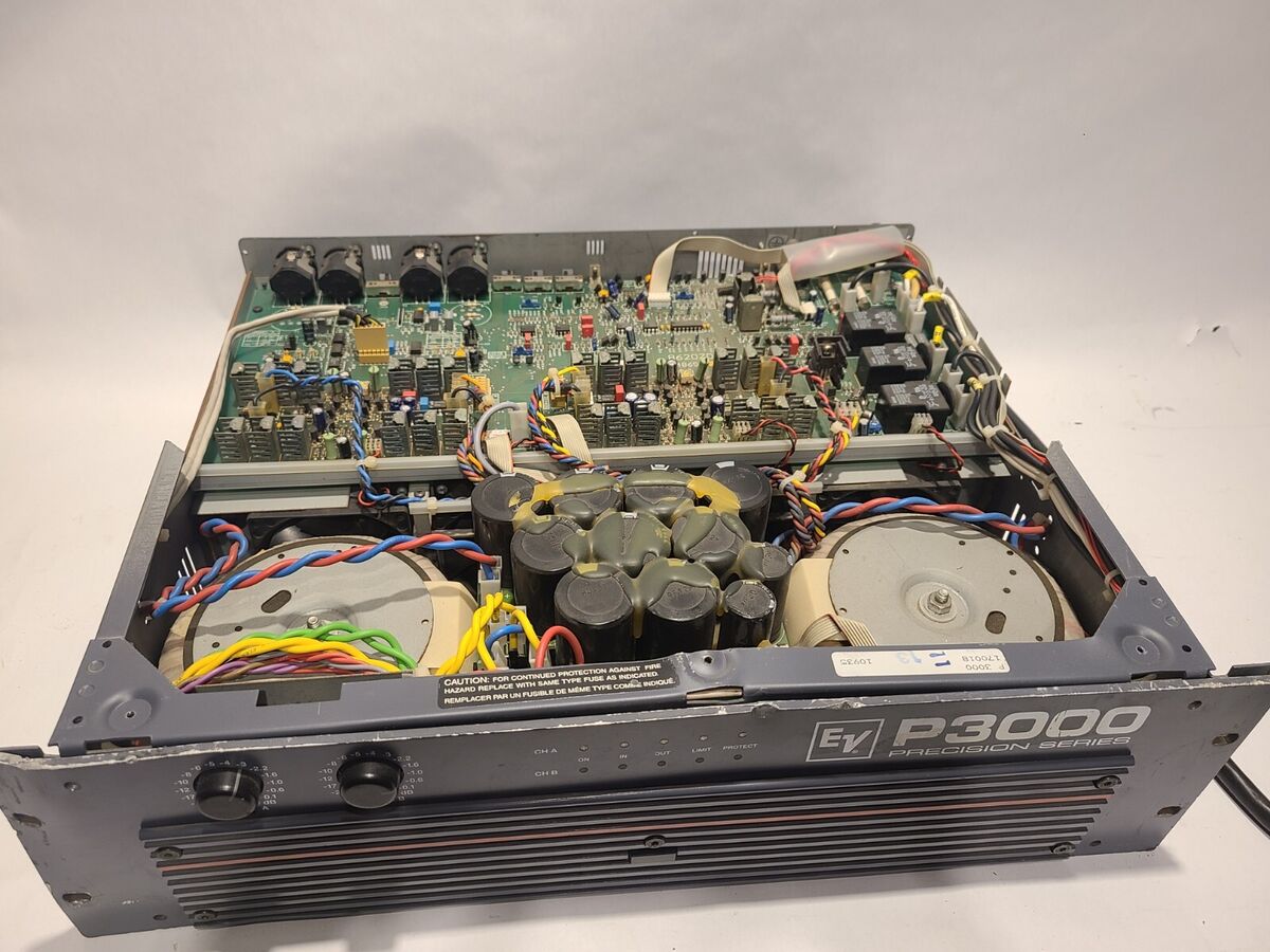 EV Electro Voice P3000 1500W X 2 Power Amplifier AS IS