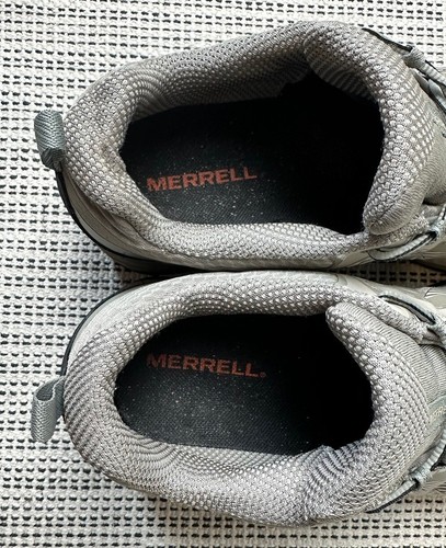 Merrell Siren Edge 3 Womens 9 Aluminum Beige Hiking Shoes Lace Up Vibram Soles - Picture 21 of 24