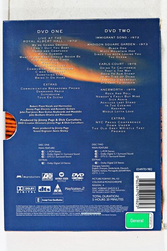 Led Zeppelin Live At Royal Albert Hall & Madison SQ-Region 4-Preowned - Picture 2 of 2