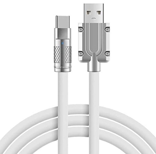 120W 6A USB Typ C Kabel Zinklegierung Schnell Ladekabel Silikonkabel für Smartphone - Bild 25 von 45