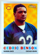 2005 Topps Heritage Rookie #74 RAINBOW FOIL (43/50) Cedric Benson (RC) RARE!