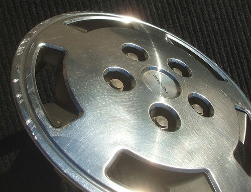 One Genuine 13" Pontiac Sunbird Phoenix 5-Slot Hubcap Wheel Cover 1984 1989 OEM - Picture 6 of 12