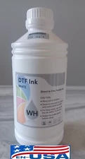 DIrect to Film DTF Ink WHITE 500ml High Quality shipping from USA
