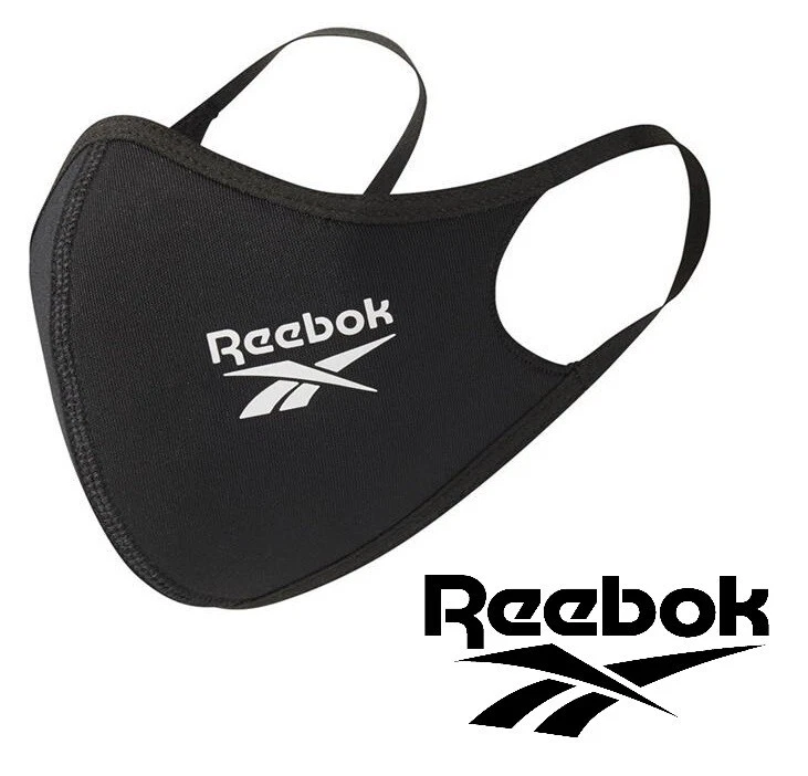 REEBOK Face Mask Soft Reusable Washable Masks Breathable Cover GENUINE BRANDED