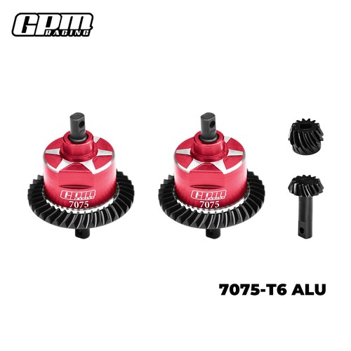 GPM Carbon Steel + 7075 Alloy F&R Complete Diffs TRAXXAS Slash 4X4 XO-01 Jato 4S - Picture 5 of 12