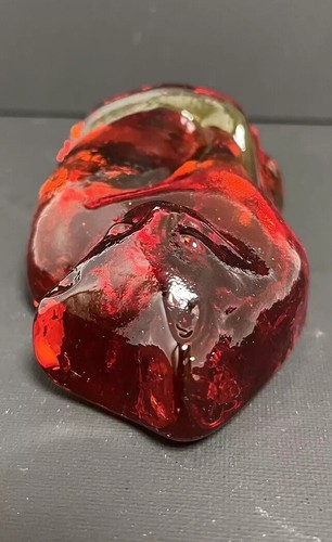 Blenko Glas Katze Figur - Mandarine - Bild 8 von 12