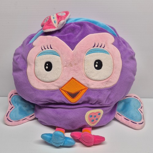 Giggle & Hoot Hootabelle Owl Plush Toy Cushion Soft Toy Kids 35cm ABC Australia
