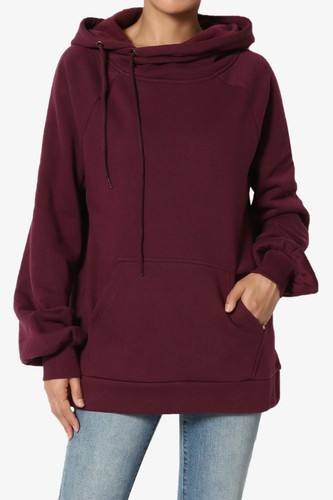 TheMogan S~3X Drawstring Cozy Fleece Relaxed Fit Hooded Pullover Sweatshirts NEW - Picture 64 of 207