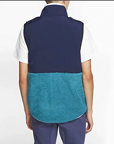 Nike NSW FLEECE SHERPA WESTE OBSIDIAN ROYAL CD3142-451 HERREN GRÖSSE: 2XL - Bild 4 von 6