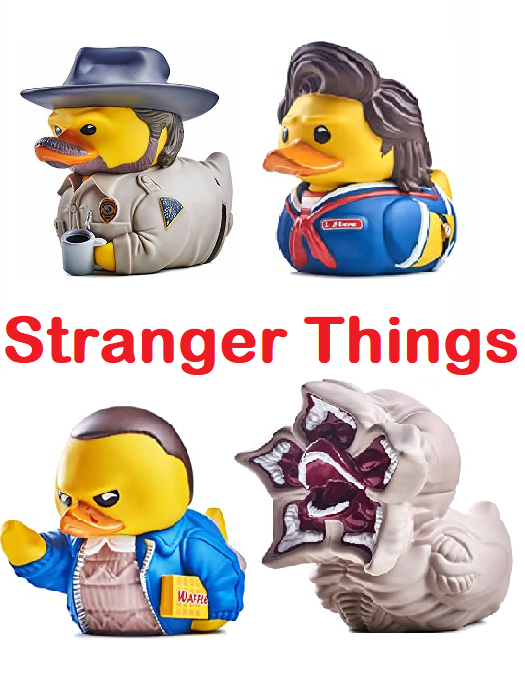 TUBBZ COLLECTABLE DUCK STRANGER THINGS ELEVEN STEVE HOPPER