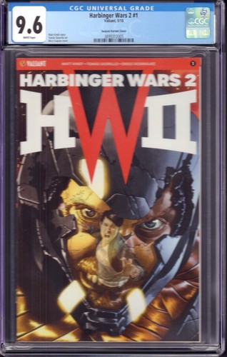 Harbinger Wars 2 #1 (Valiant, 2017) CGC 9.6 Suayan Variant Cover