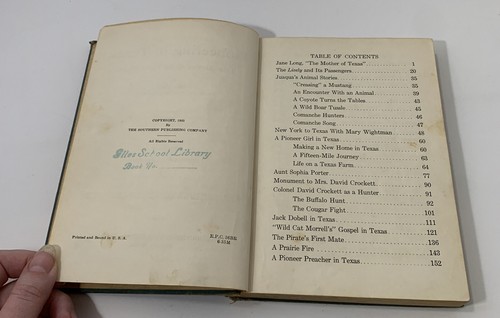 Pioneering In Texas: True Stories Of The Early Days Allen Texas History 1935 - Imagen 8 de 11