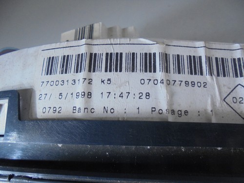 Renault Kangoo KC Bj.97-03 Tacho (286.870 km) 7700313172 - Bild 4 von 4