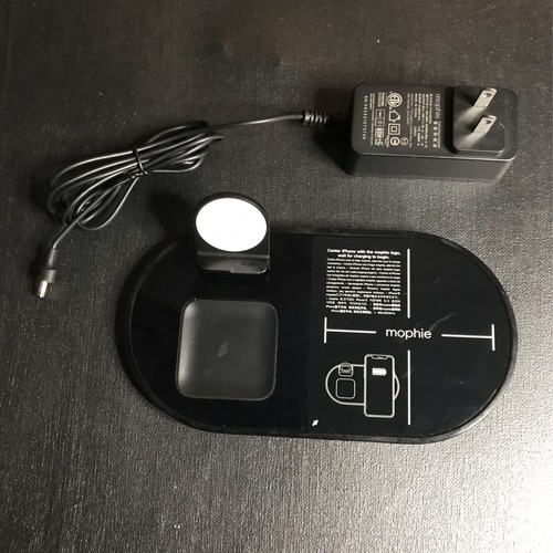 mophie 3 In 1 Wireless Charging Pad - Black - 第 8/8 張圖片