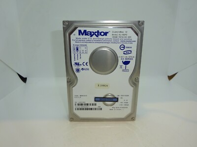 160 GB IDE FESTPLATTE MAXTOR  DIAMONDMAX 10 MODEL 6L160PD 3,5 ZOLL  #FP2171