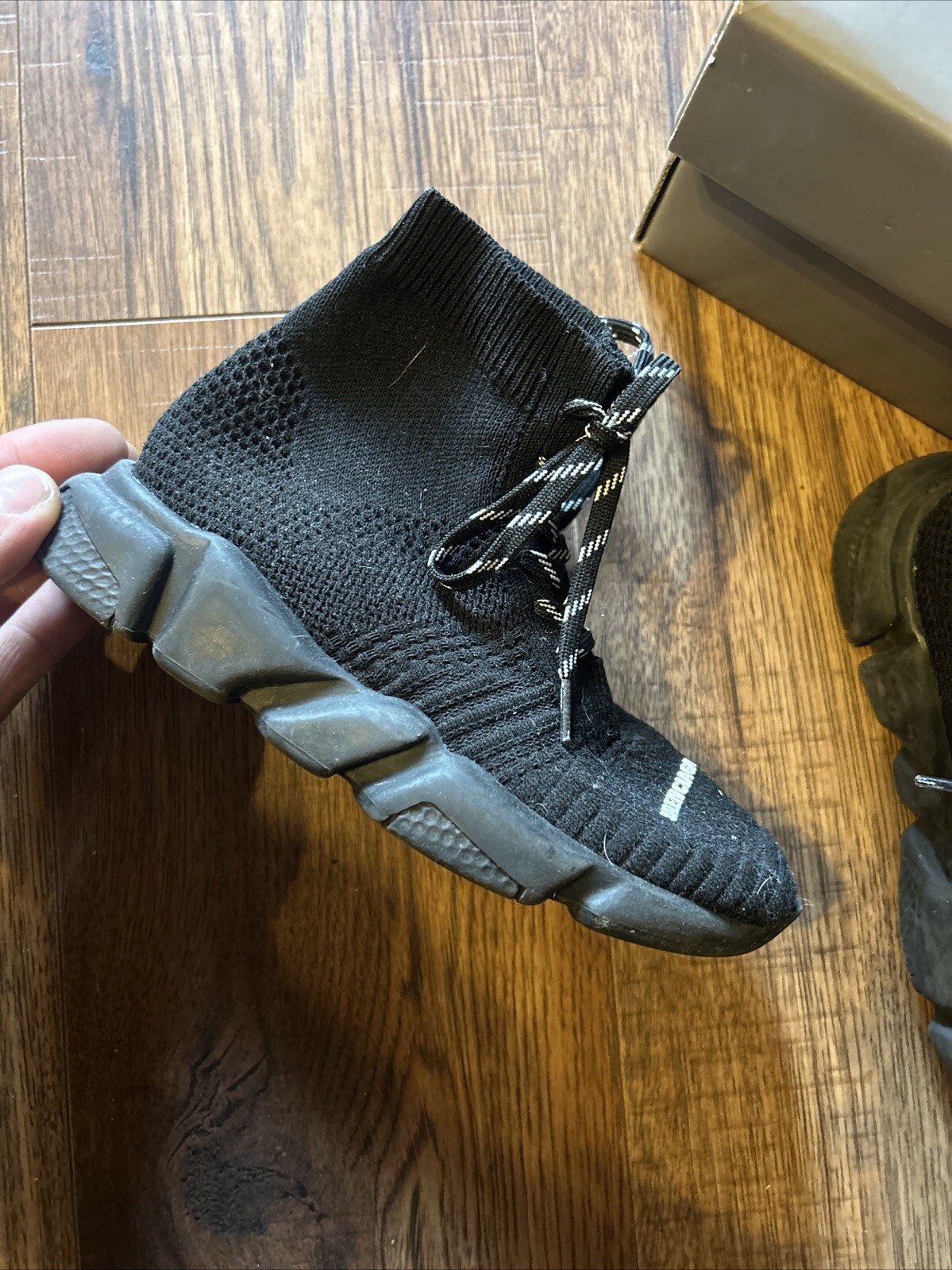 Balenciaga Socks Speed Lace Up. Kids Size UK C11, RRP £295 image 2