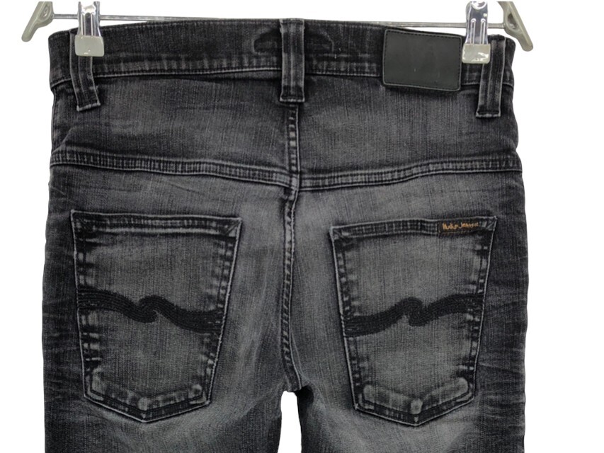 NUDIE Jeans Men Thin Finn Slim Straight Jeans Size W30 L25