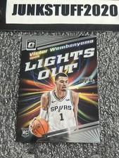 2023-24 Donruss Optic Victor Wembanyama Rookie Lights Out Hobby insert RC Spurs