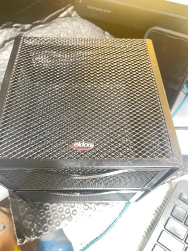 Black Mesh Desk Organizer with 2 Drawers 6" cube (Z20) - Picture 2 of 6