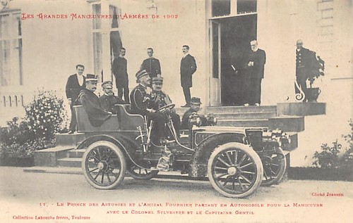 España - Carlos de Borbón-Dos Sicilias durante las grandes maniobras del ejércit - Picture 1 of 2