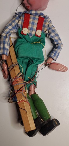 Vintage Pelham Puppet Marionette - Hansel - Made in England - Detached head - Picture 9 of 9