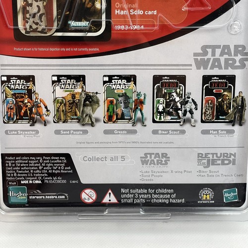 Star Wars Return Of the Jedi Han Solo In Trenchcoat Actionfigur The Saga - Bild 15 von 16