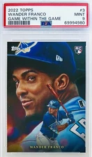2022 Topps Game Within The Game Wander Franco RC #3 Paul Jennis PSA 9 Mint 🔥