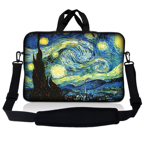 15.6" Laptop Sleeve w Shoulder Strap Bag Case Fits 15 15.4 15.6 Acer Dell Asus 2 - Picture 15 of 35