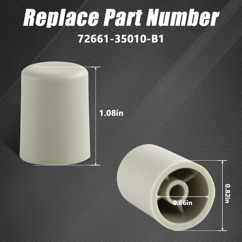 2Pcs Rear Seat Back Lock Release Button Lock Assembly Button for Toyota 4Runner - Foto 8 di 16
