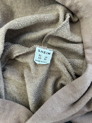 SHEIN Boys Brown NASA Hoodie Sz 5Y - Picture 3 of 3