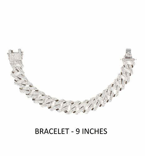 Bling'ed Out Mens Watch on Blast w/ZZ Bling'ed Necklace or Bracelet ST102SSeries - Picture 41 of 58