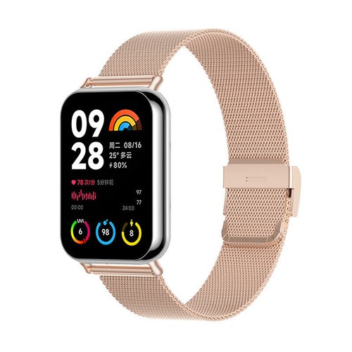Correa de pulsera milanesa para Xiaomi Mi Band 9 Pro/8 Pro/Redmi Watch 4 - Imagen 4 de 40