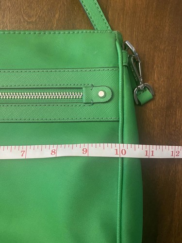Bandolera Michael Kors de lona y cuero verde - Imagen 6 de 7