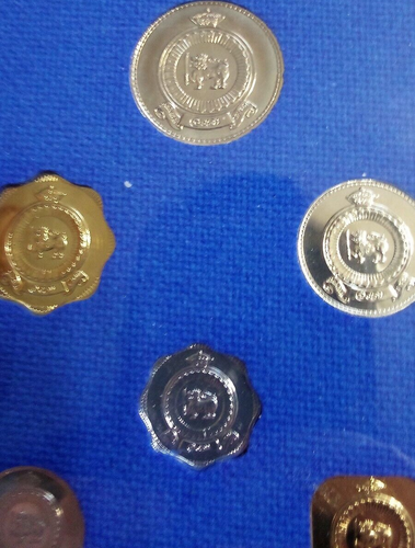 1971 Ceylon 7 Coin Proof Set with OGP Last Year for Ceylon Coins. UK Minted - Picture 5 of 9